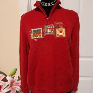 CHRISTOPHER & BANKS VINTAGE WOMEN'S SWEATER,